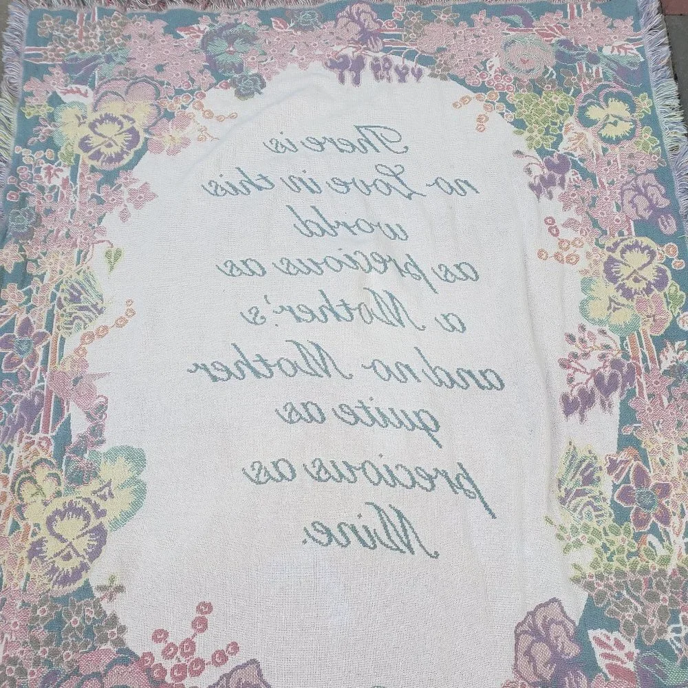 Tapestry Floral 80s Wall‎ Hanging Gift for  Mom